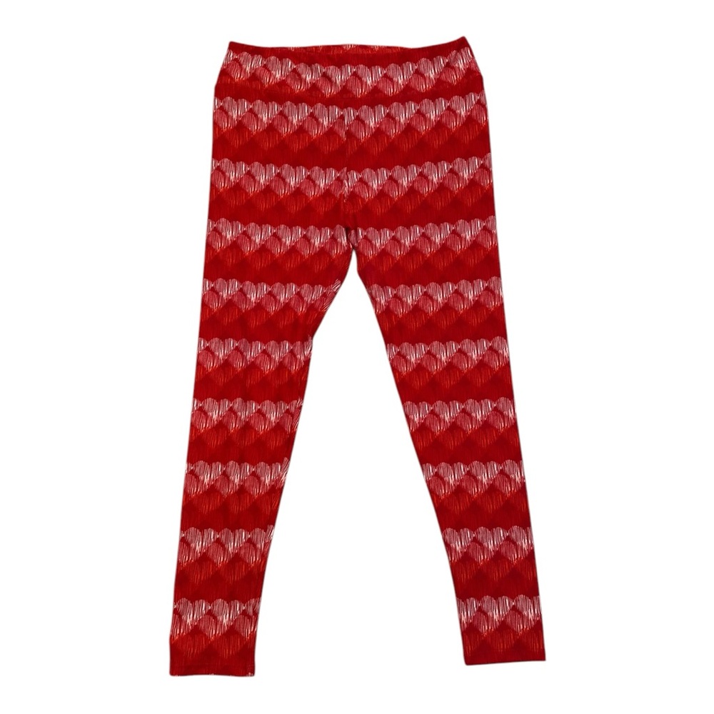 Lularoe Red Heart Leggings - Women’s Size Tall & Curvy